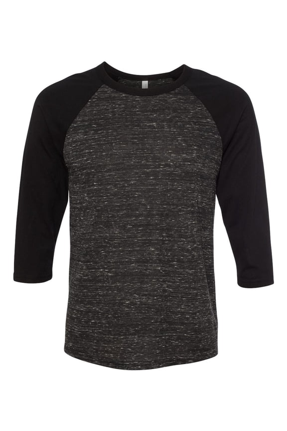 Bella + Canvas 3200 Unisex 3/4-Sleeve Baseball T-Shirt