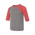 thumbnail image 1 of Bella + Canvas 3200T Toddler 3/4-Sleeve Baseball T-Shirt, 1 of 5