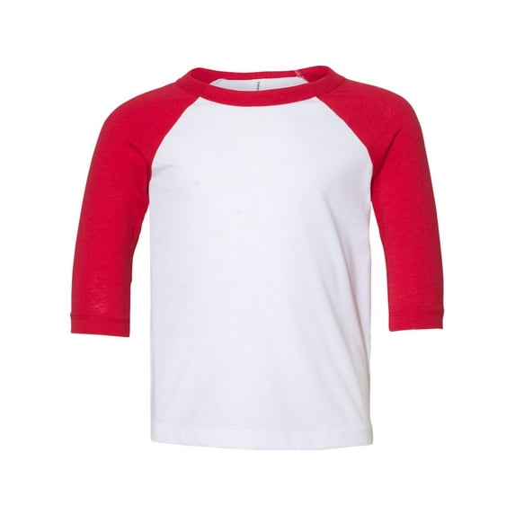 Bella + Canvas 3200T Toddler Three-Quarter Sleeve Baseball Tee