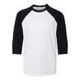 thumbnail image 1 of Bella + Canvas 3200Y Youth Three-Quarter Sleeve Baseball Tee, 1 of 1
