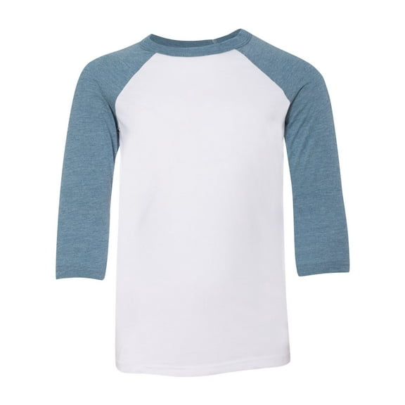 Bella   Canvas 3200Y Youth Three-Quarter Sleeve Baseball Tee