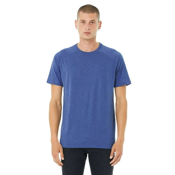 Bella + Canvas 3201 Men's Heather CVC Raglan T-Shirt