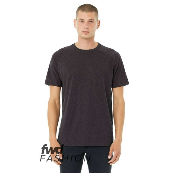 Bella + Canvas 3201 Men's Heather CVC Raglan T-Shirt