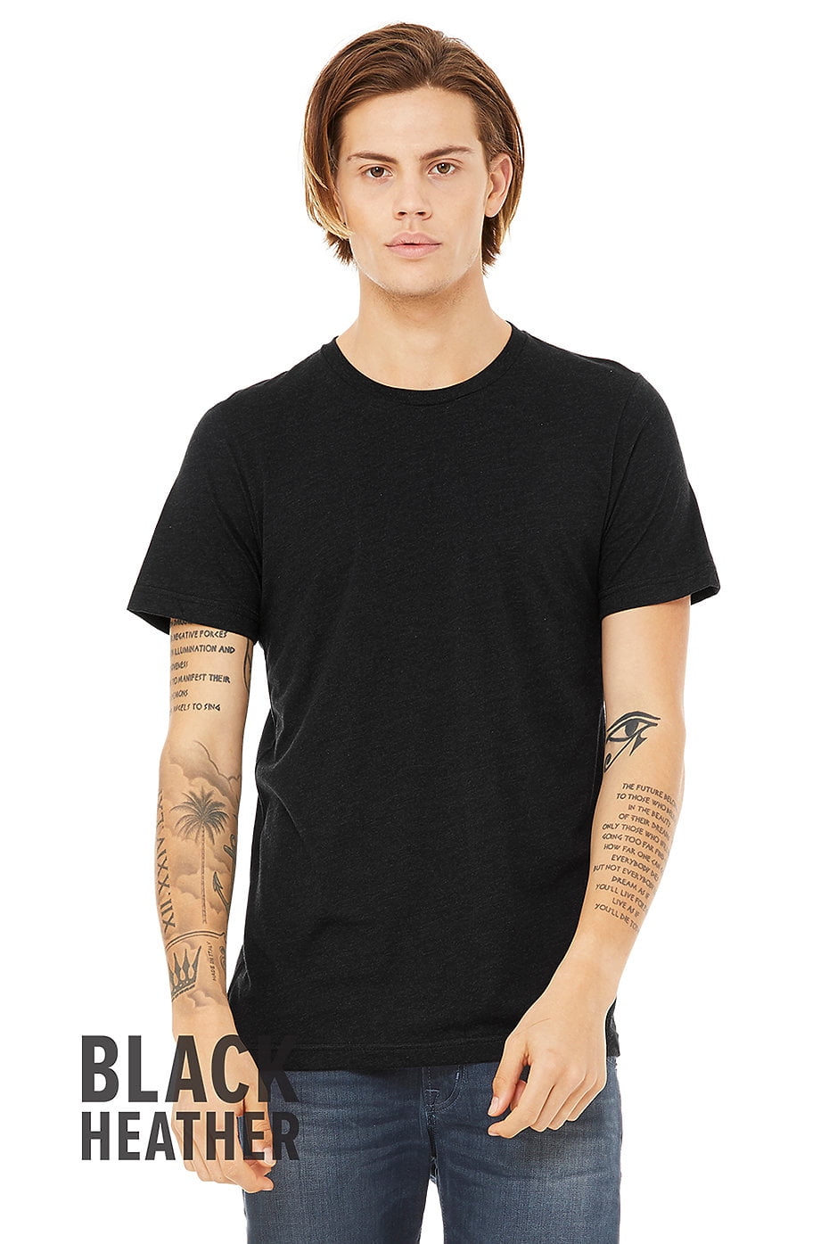 Bella + Canvas 3413C Unisex Triblend T-Shirt - Walmart.com