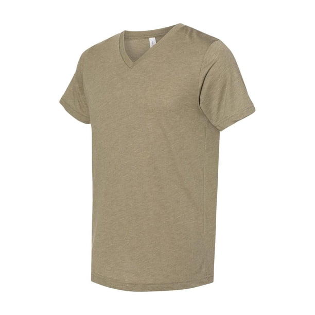 Bella + Canvas 3415C Men's Triblend Short-Sleeve V-Neck T-Shirt ...