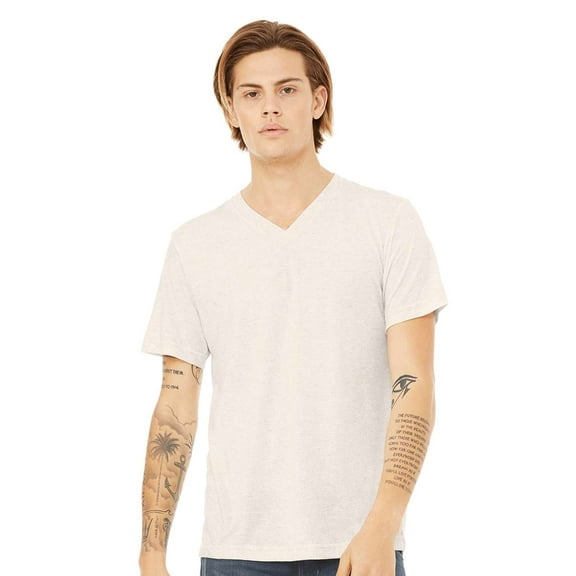 Bella   Canvas 3415C Men's Triblend Short-Sleeve V-Neck T-Shirt