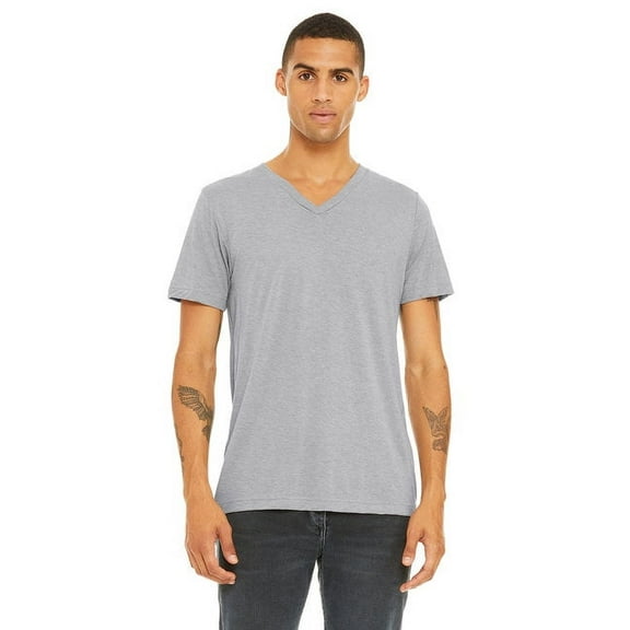 Bella   Canvas 3415C Unisex Triblend V-Neck T-Shirt
