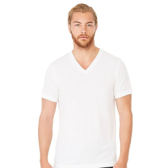 Bella   Canvas 3415C Unisex Triblend V-Neck T-Shirt