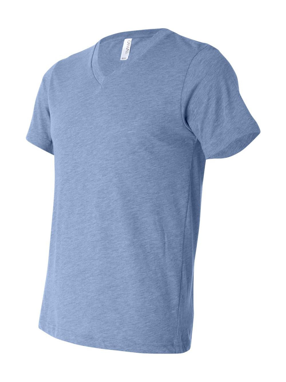 Bella + Canvas 3415C Unisex Triblend V-Neck T-Shirt - Walmart.com