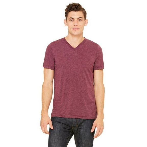Bella   Canvas 3415C Unisex Triblend V-Neck T-Shirt