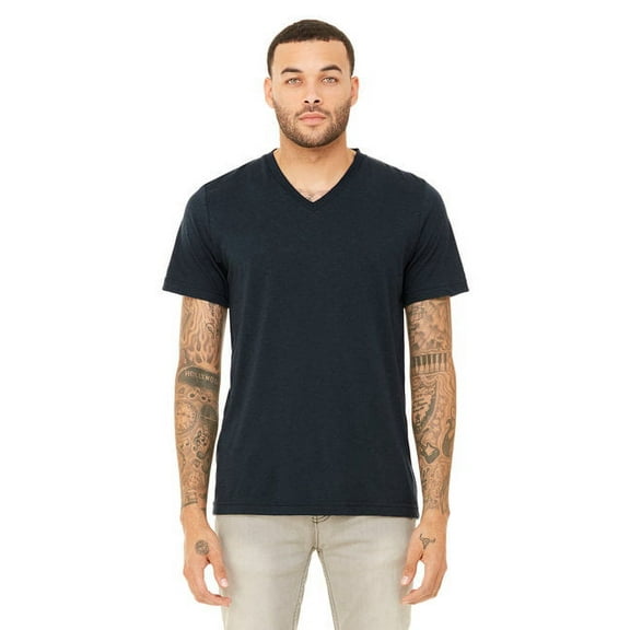 Bella   Canvas 3415C Unisex Triblend V-Neck T-Shirt