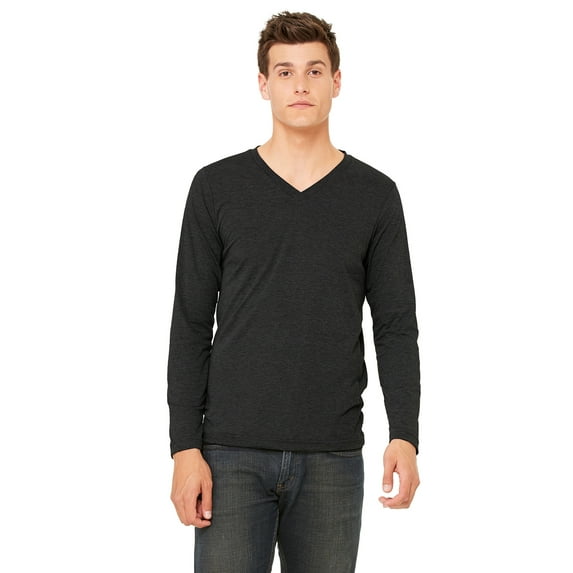 Bella Canvas 3425 - Long Sleeve V-Neck T-Shirt