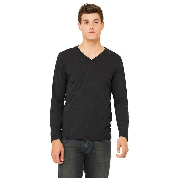 Bella Canvas 3425 - Long Sleeve V-Neck T-Shirt