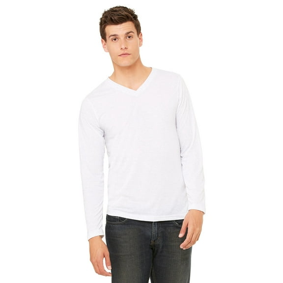 Bella Canvas 3425 - Long Sleeve V-Neck T-Shirt
