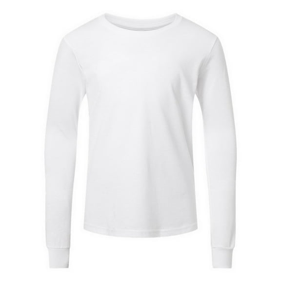 BELLA + CANVAS Youth Heather CVC Long Sleeve Tee