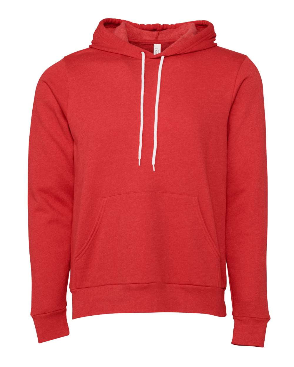 Bella + Canvas Felpa Con Cappuccio Unisex In Poly-Cotton Fleece - Comoda, Con Lacci, Vestibilità Morbida, 3700
