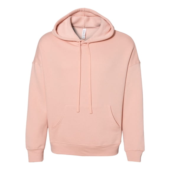BELLA + CANVAS - Sponge Fleece Drop Shoulder Hoodie - 3729 - Peach - Size: L