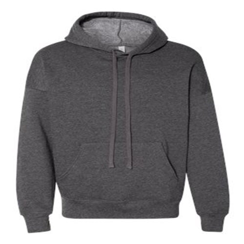 Bella + Canvas Unisex Sponge Fleece Drop Shoulder Sweatshirt - Dark Grey Heather, Large