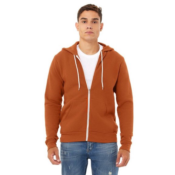 BELLA + CANVAS Sponge Fleece Full-Zip Hoodie