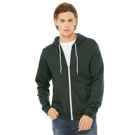 BELLA + CANVAS Sponge Fleece Full-Zip Hoodie