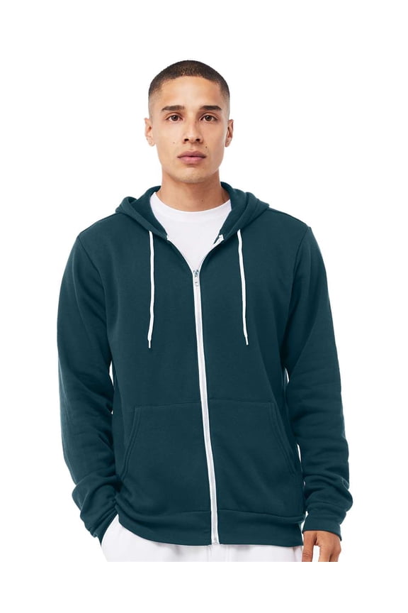 BELLA + CANVAS Sponge Fleece Full-Zip Hoodie