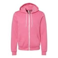 thumbnail image 1 of Bella + Canvas 3739 Unisex Poly-Cotton Fleece Full-Zip Hooded Sweatshirt, 1 of 5