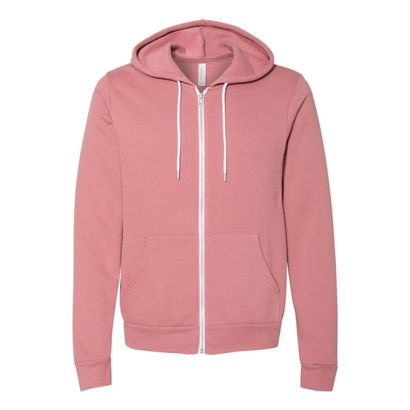 Bella   Canvas 3739 Unisex Poly-Cotton Fleece Full-Zip Hoodie