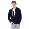thumbnail image 1 of Bella + Canvas 3739 Unisex Sponge Fleece Full-Zip Hooded Sweatshirt, 1 of 2