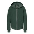 thumbnail image 1 of Bella + Canvas 3739Y Youth Sponge Fleece Full-Zip Hooded Sweatshirt (2 PACK), 1 of 1
