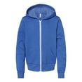 thumbnail image 1 of Bella + Canvas 3739Y Youth Sponge Fleece Full-Zip Hooded Sweatshirt, 1 of 1