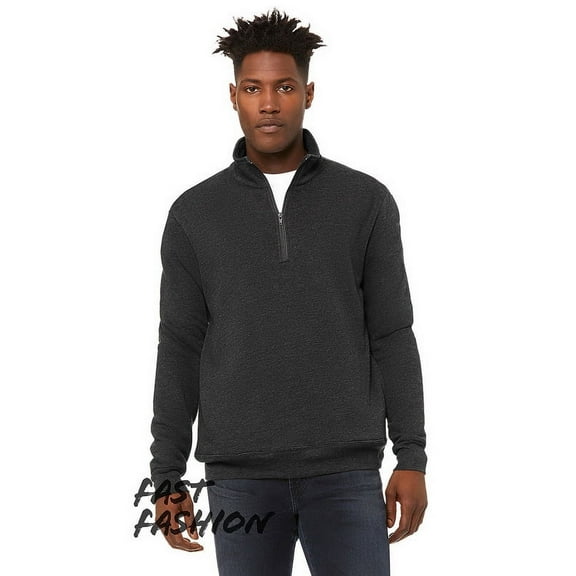 Bella + Canvas 3740C Fwd Fashion Unisex Quarter Zip Pullover Fleece