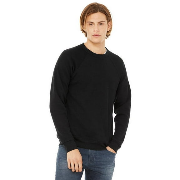 BELLA   CANVAS Sponge Fleece Raglan Crewneck Sweatshirt