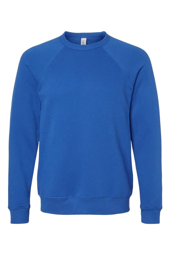 BELLA + CANVAS Sponge Fleece Raglan Crewneck Sweatshirt