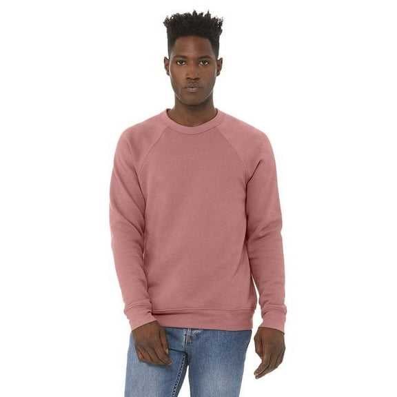 BELLA   CANVAS Sponge Fleece Raglan Crewneck Sweatshirt