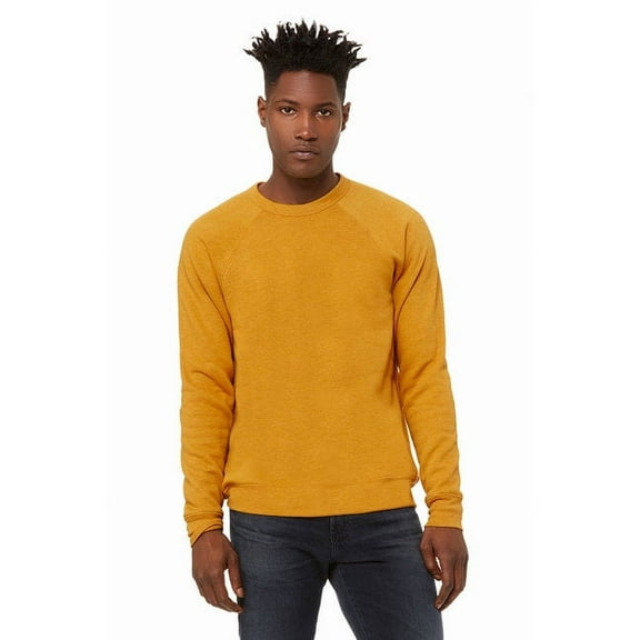 BELLA   CANVAS Sponge Fleece Raglan Crewneck Sweatshirt