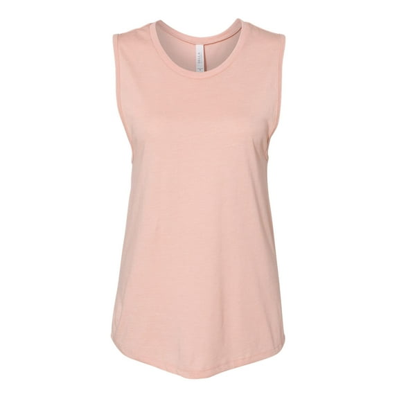 Bella+Canvas 6003 Women's Jersey Muscle Tank-Heather Peach-S