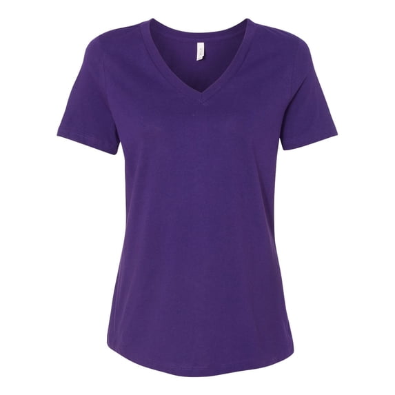 Bella + Canvas 6405 Ladies' Relaxed Jersey Short-Sleeve V-Neck T-Shirt (2 PACK)