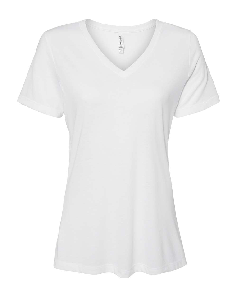 Bella + Canvas 6405 Ladies' Relaxed Jersey Short-Sleeve V-Neck T-Shirt ...
