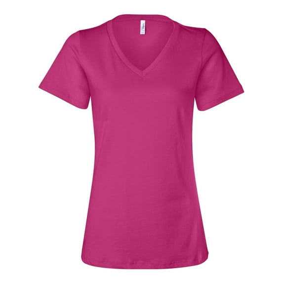 Bella + Canvas 6405 Ladies' Relaxed Jersey Short-Sleeve V-Neck T-Shirt (2 PACK)