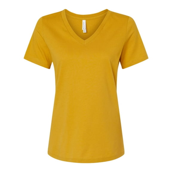 Bella   Canvas 6405 Ladies' Relaxed Jersey Short-Sleeve V-Neck T-Shirt