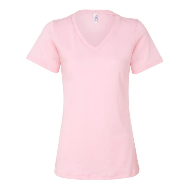 Bella + Canvas 6405 Ladies Relaxed Jersey V-Neck T-Shirt