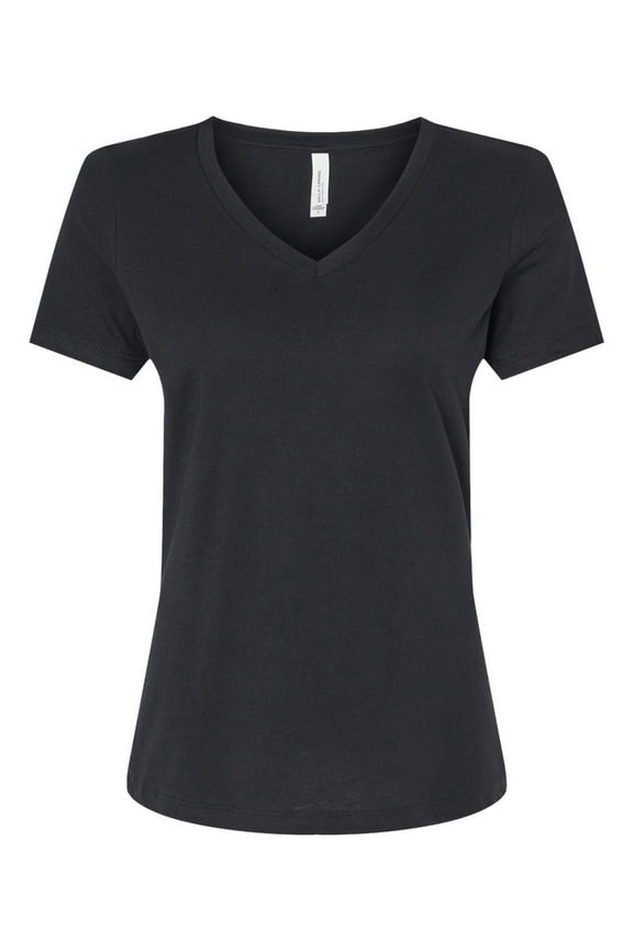 Bella + Canvas 6405CVC Ladies Relaxed Heather CVC Jersey V-Neck T-Shirt