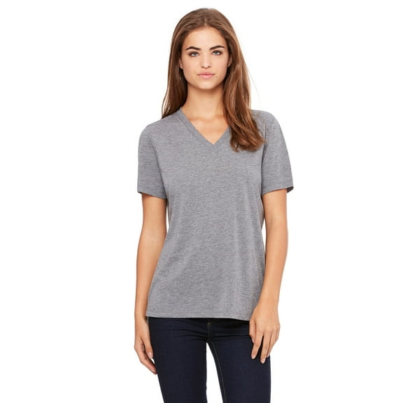 Bella   Canvas 6415 Ladies Relaxed Triblend V-Neck T-Shirt