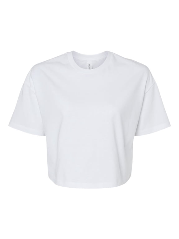 Bella + Canvas 6482 Ladies' Jersey Cropped T-Shirt