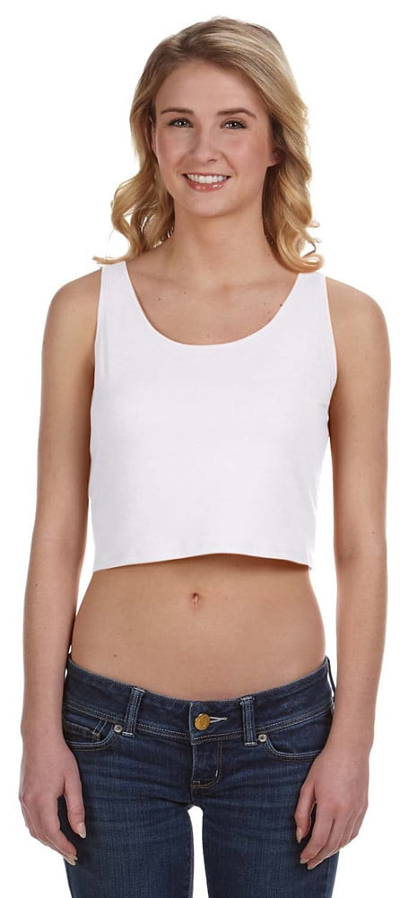 Bella Canvas 6680 Ladies Crop Tank Walmart