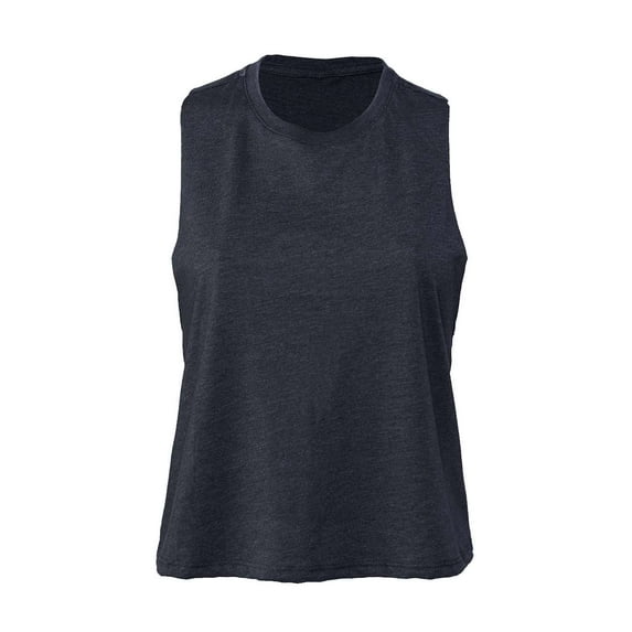 Bella + Canvas 6682 Ladies' Racerback Cropped Tank (2 PACK)