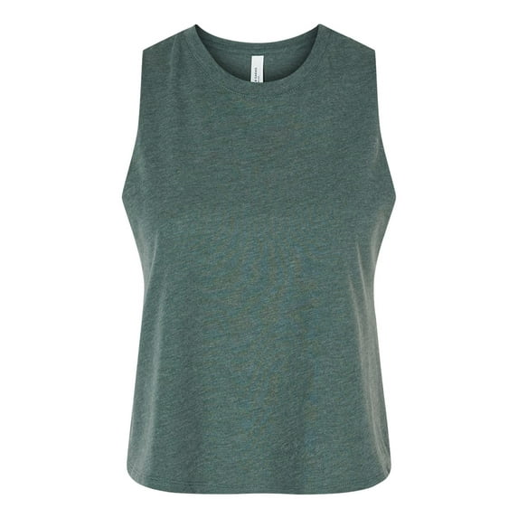 Bella + Canvas 6682 Ladies' Racerback Cropped Tank (2 PACK)