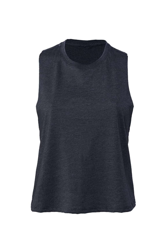 Bella + Canvas 6682 Ladies' Racerback Cropped Tank