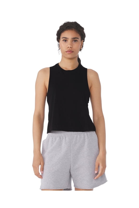 BELLA + CANVAS Women�'s Racerback Crop Tank