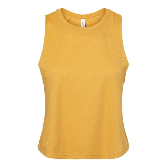 BELLA + CANVAS Women's Racerback Cropped Tank